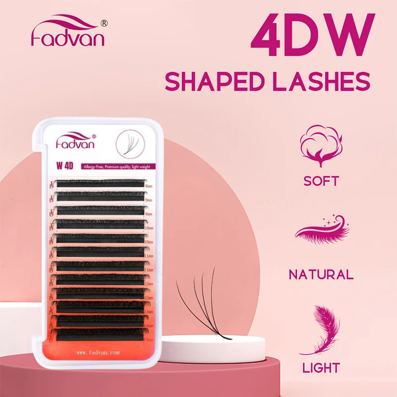 Eyelash Extension Volume Styles - FADVAN 4D W Forma Premade Volume