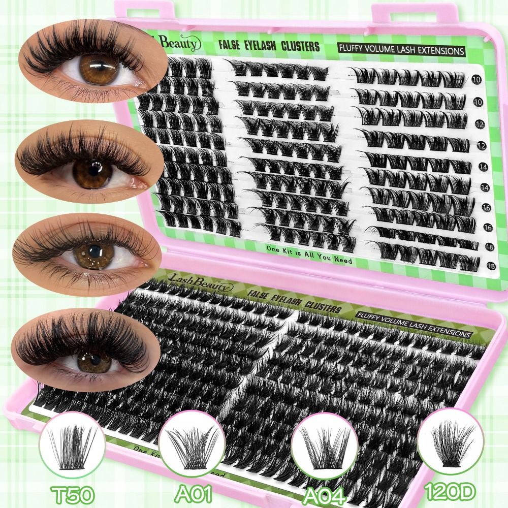 Eyelash Extension Cluster - Ciglia Finte Effetto Naturale, Design a
