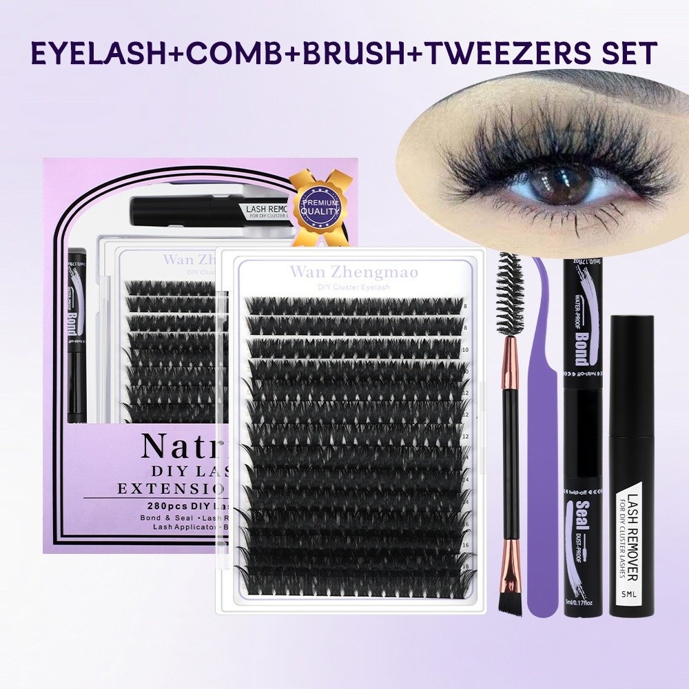 Eyelash Extension Cluster - Ciglia Finte da 8-18mm di Lunghezza,