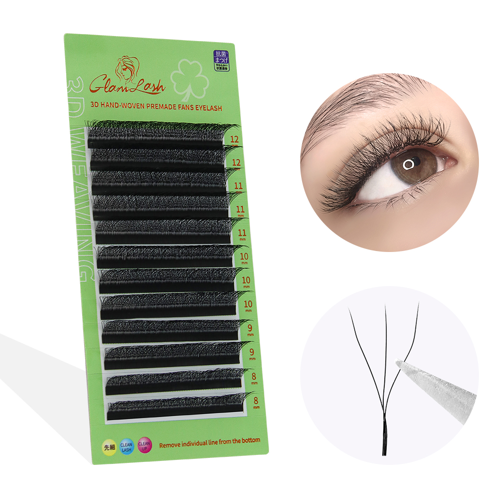 Eyelash Extension Volume Styles - GLAMLASH W Forma Estensioni Ciglia 3D4D5D