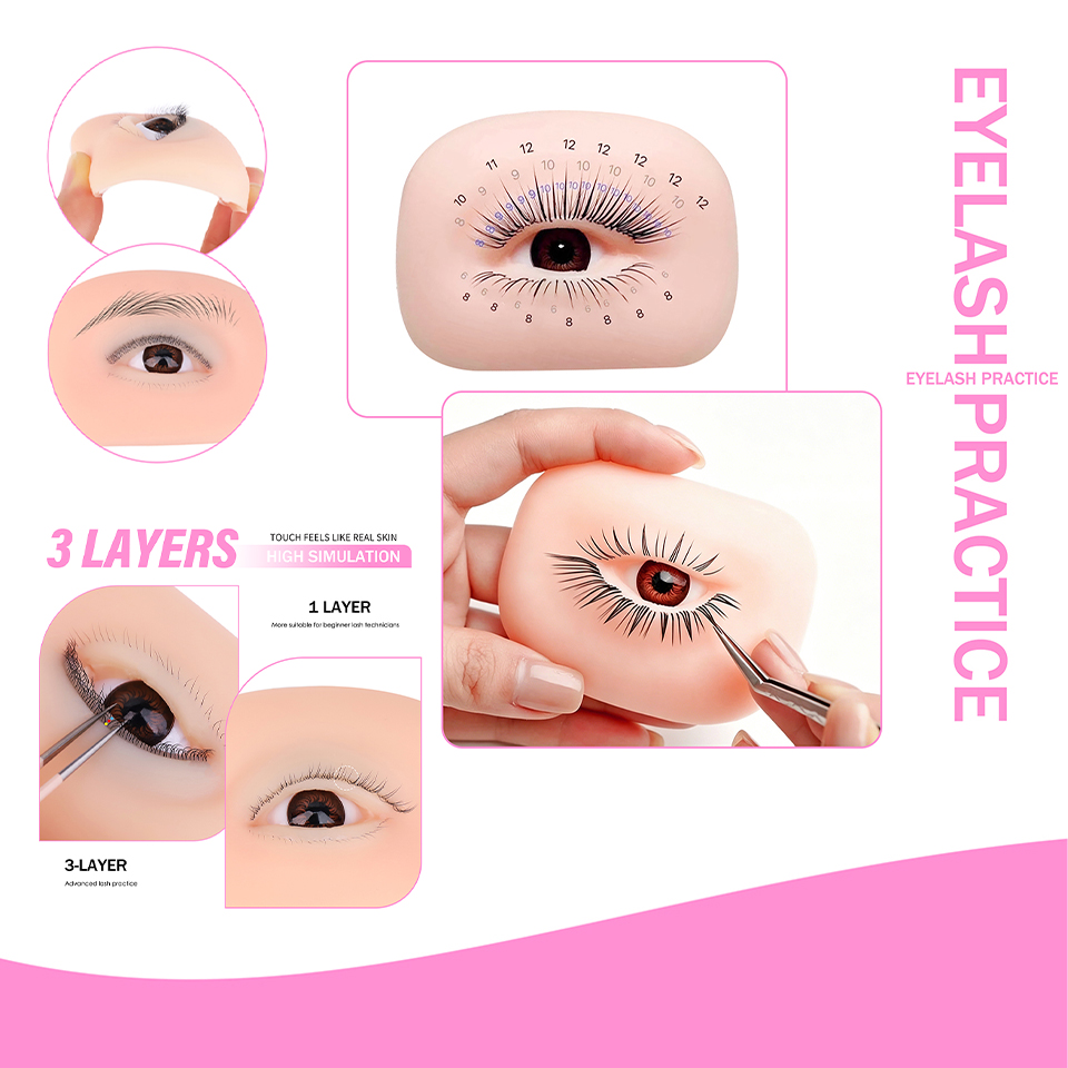 Modello di Occhi per Estension - Eyelash Extension Doll Eye recensione e prezzo