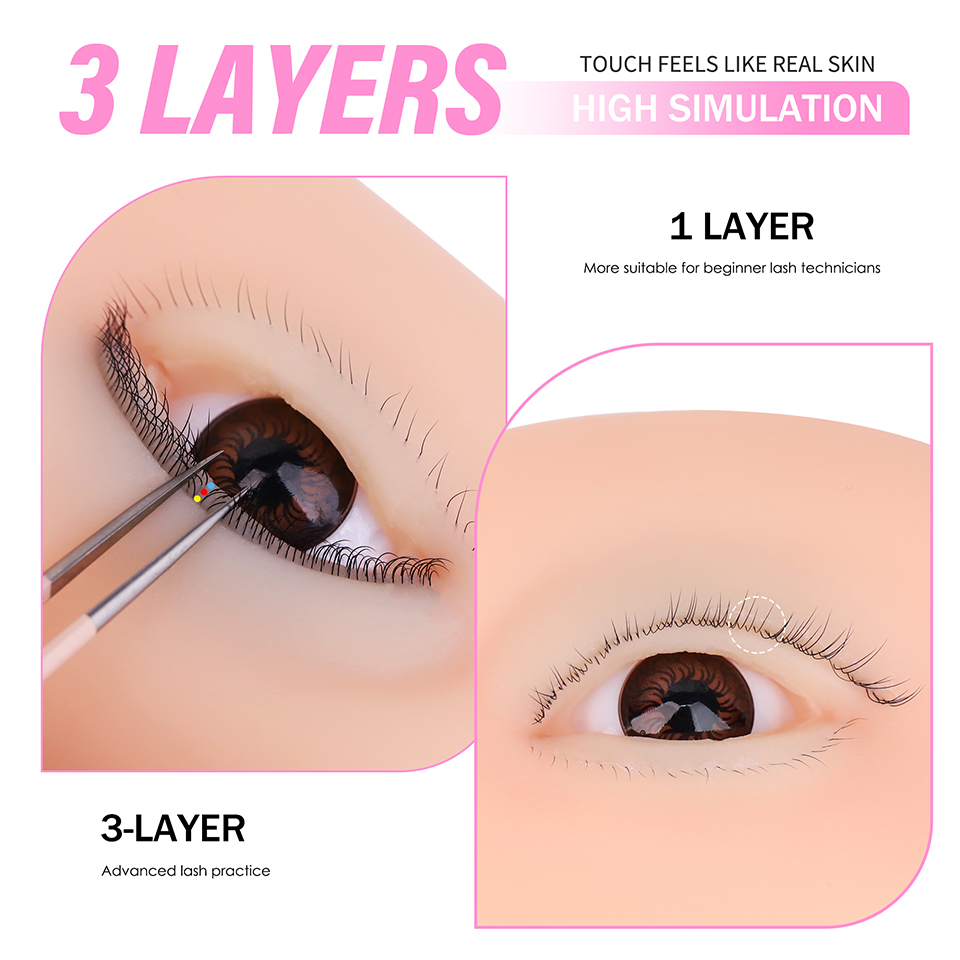 Modello di Occhi per Estension - Eyelash Extension Doll Eye recensione e prezzo