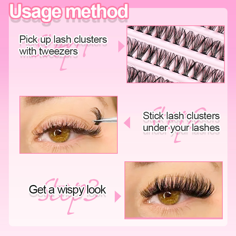 Ciglia individuali Tuft per ci - Eyelash Extension Cluster recensione e prezzo