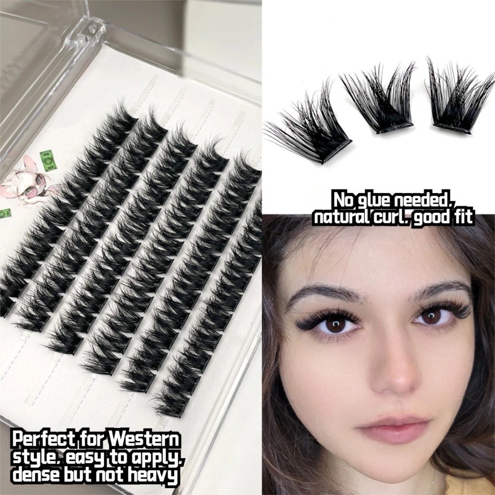 Ciglia Finte Lunghe 14mm, Stil - Eyelash Extension Cluster recensione e prezzo