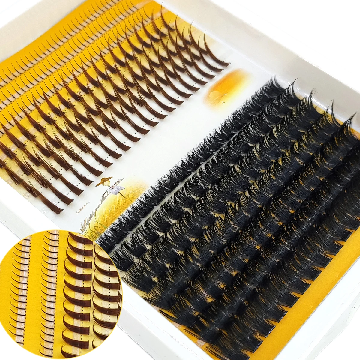 AMSDCN 60D-120D Ciglia a ciuff - Eyelash Extension Doll Eye recensione e prezzo