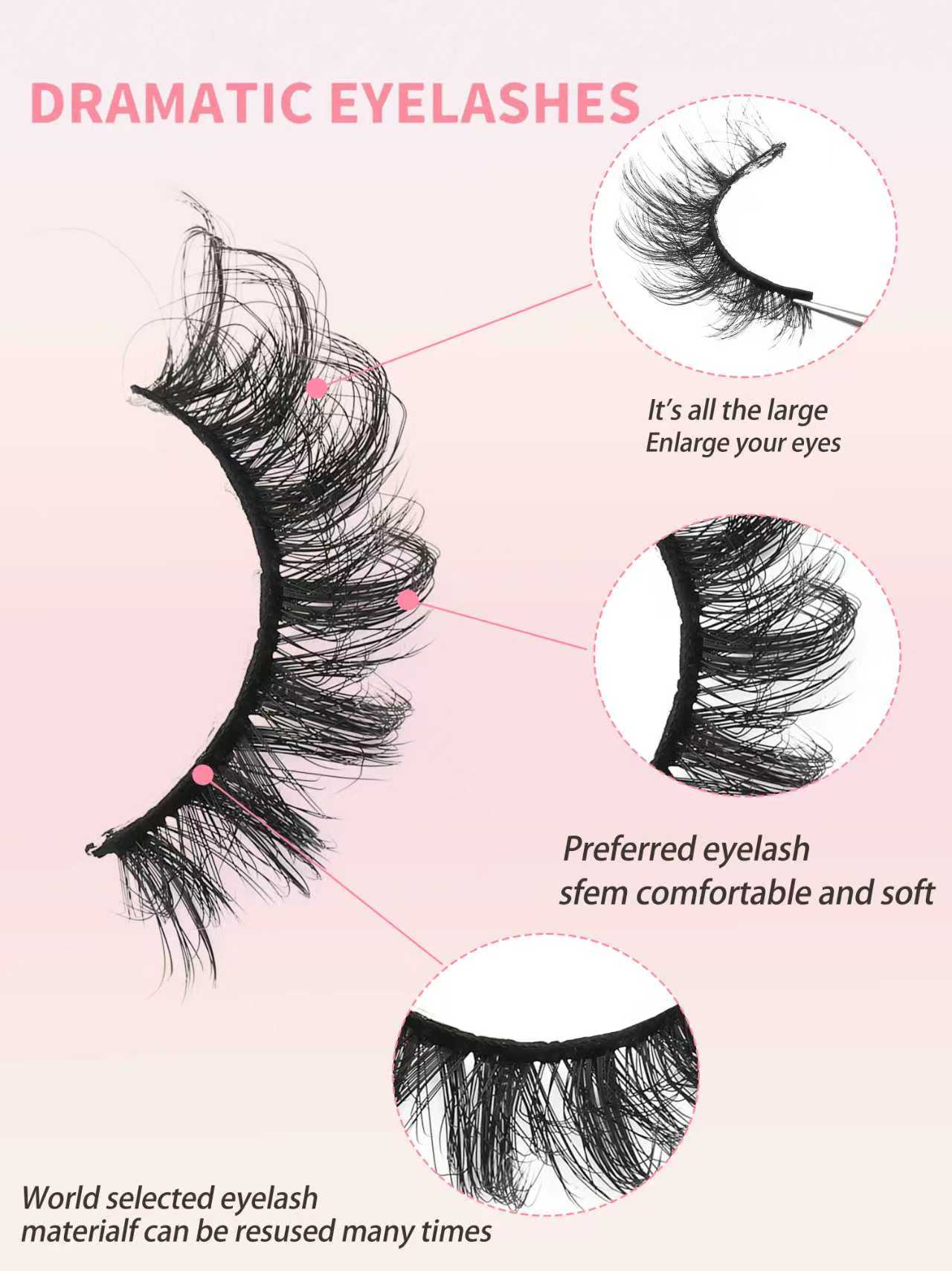Ciglia Finte Fox Eye, Ciglia a - Eyelash Extension Cluster recensione e prezzo