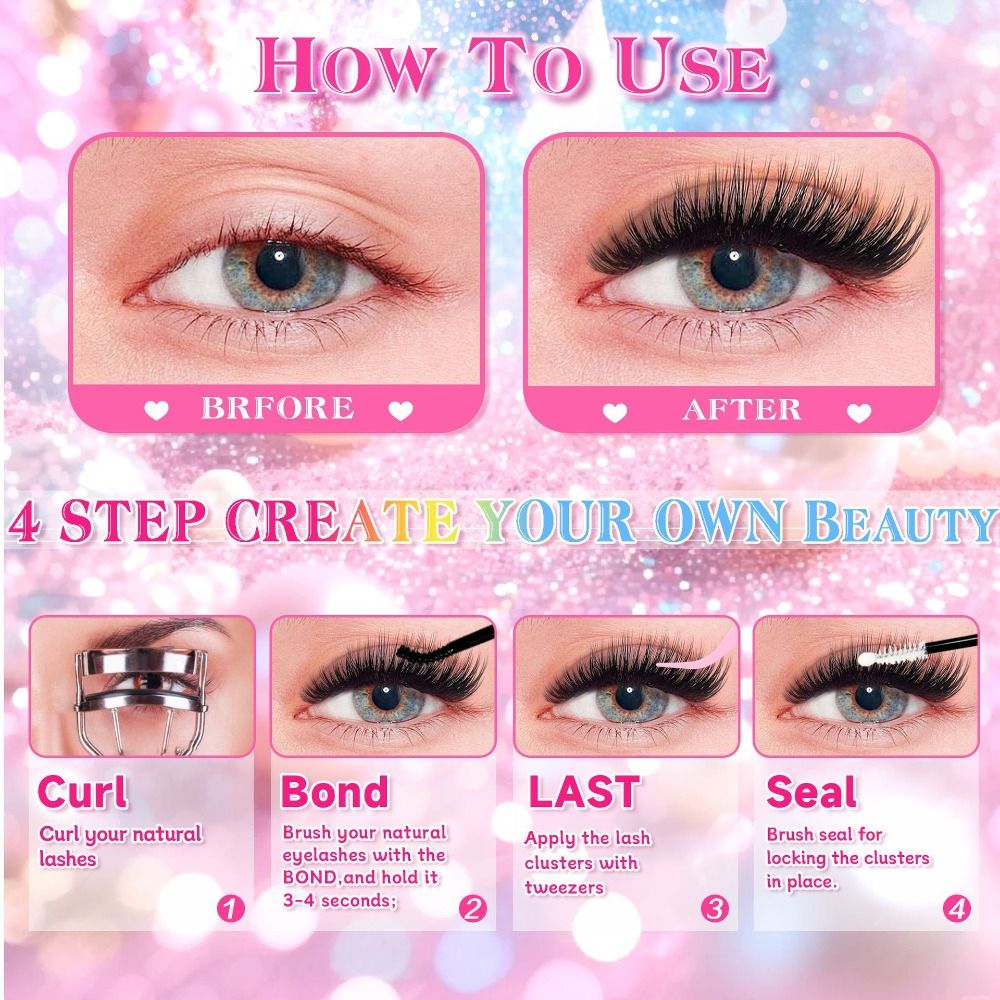 Ciglia Finte dall'Aspetto Natu - Eyelash Extension Cluster recensione e prezzo