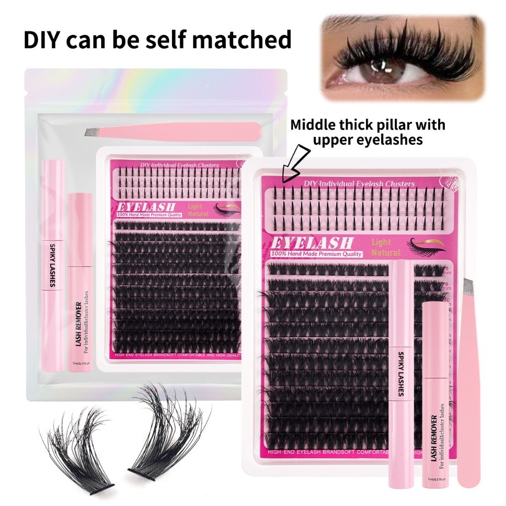 Ciglia Finte Lunghe 8-18mm, Ef - Eyelash Extension Cluster recensione e prezzo