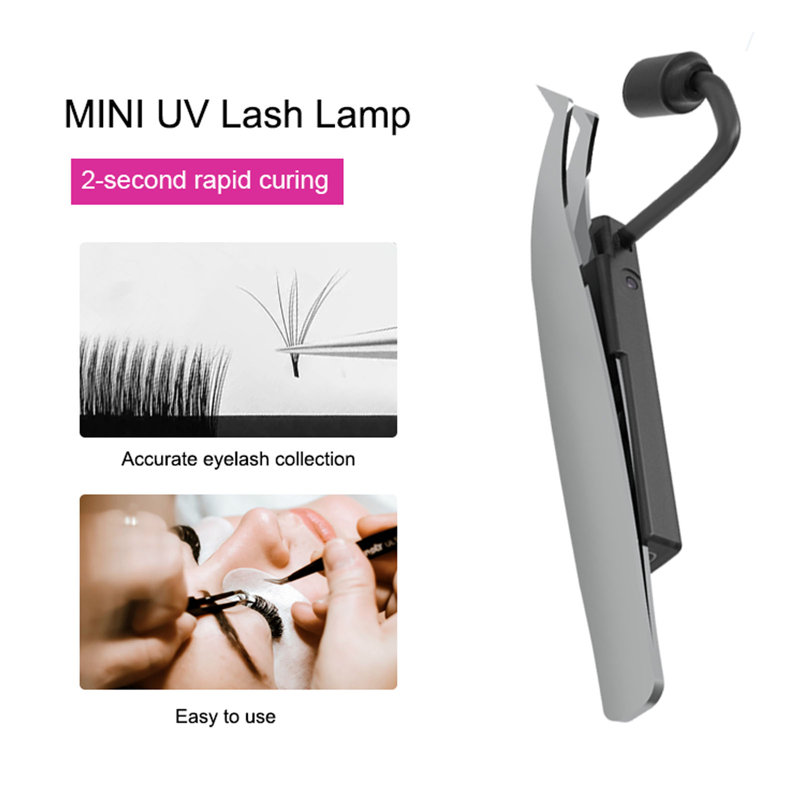 Lampada LED per Ciglia 1W 395n - Lash Extension Tweezers recensione e prezzo