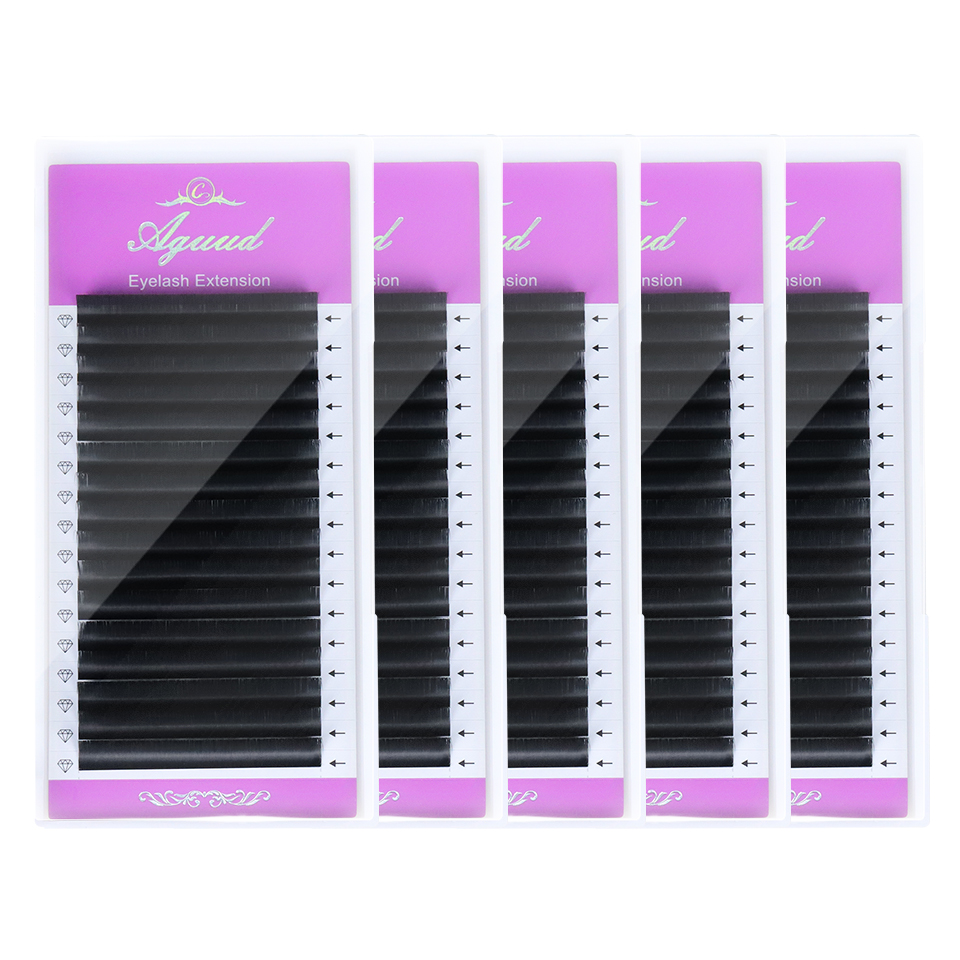 AGUUD 5 vassoi/lotto NUOVO Set - Eyelash Extension Mega Volume recensione e prezzo